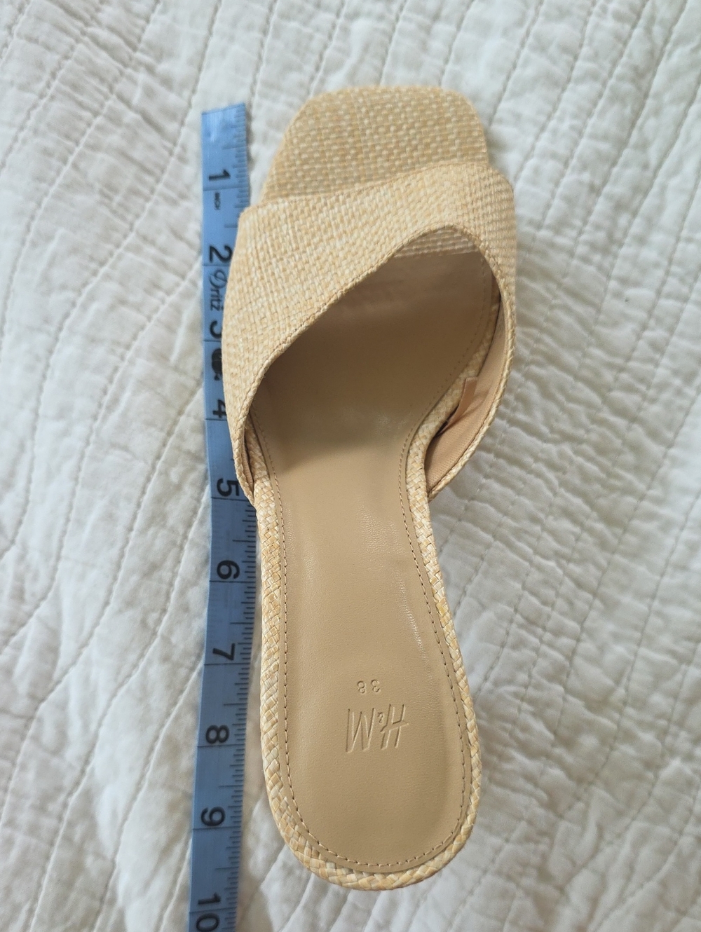 Straw Sandals Size 38 - Picture 10 of 12